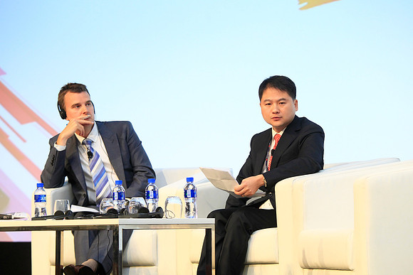 Justin Springham and Zeng Xuezhong