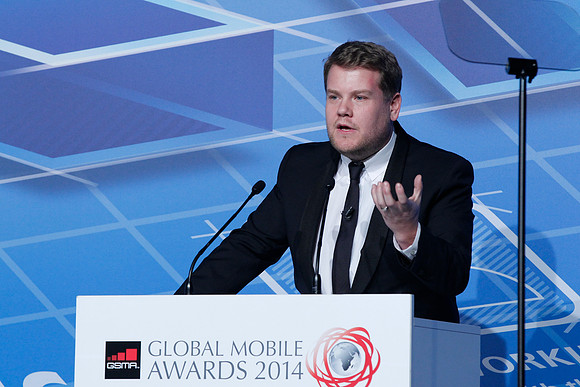 Global Mobile Awards 2014 Host - British Comedian, Writer and Actor James Corden