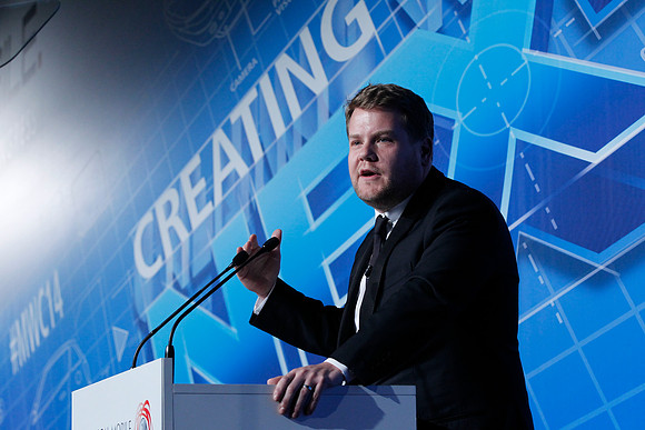 Global Mobile Awards 2014 Host - British Comedian, Writer and Actor James Corden
